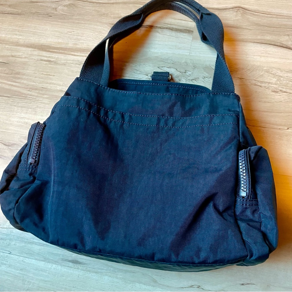 Kipling Navy Blue Nylon Tote with Front Flap - Picture 2 of 13